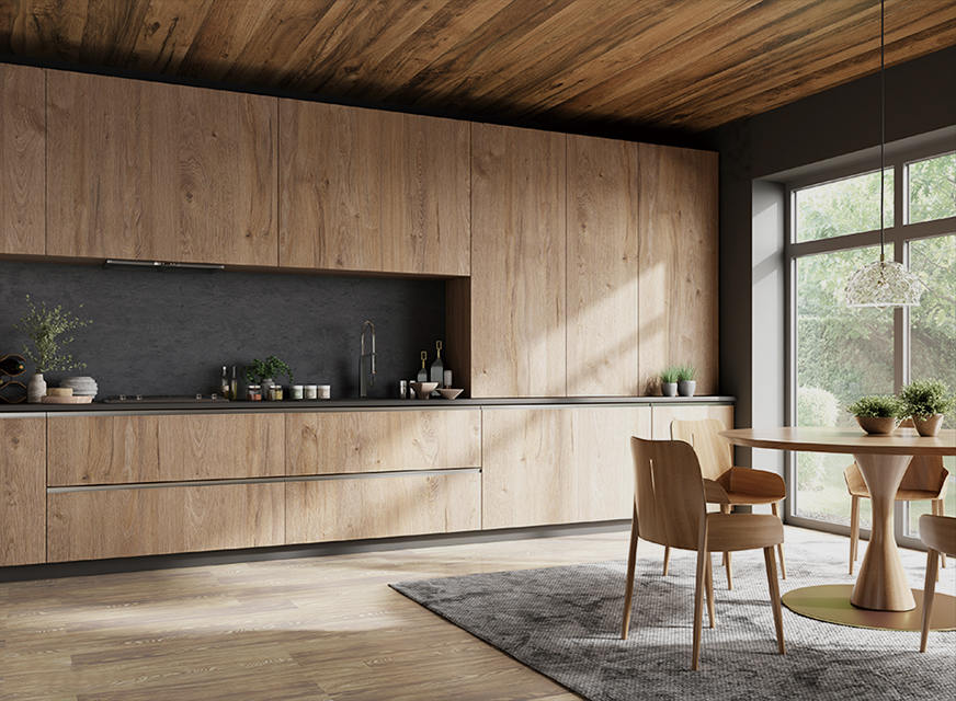 Piso de madera maciza