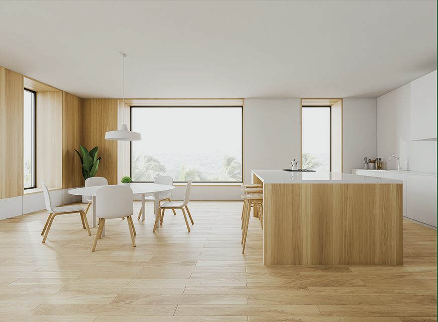 Piso de madera de ingeniería