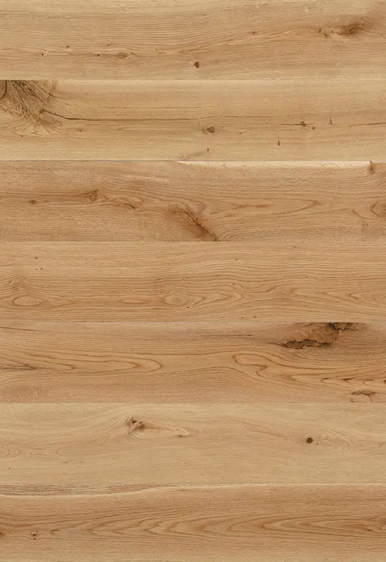 Lacas UV de roble blanco natural HDF Piso de madera OA001-7