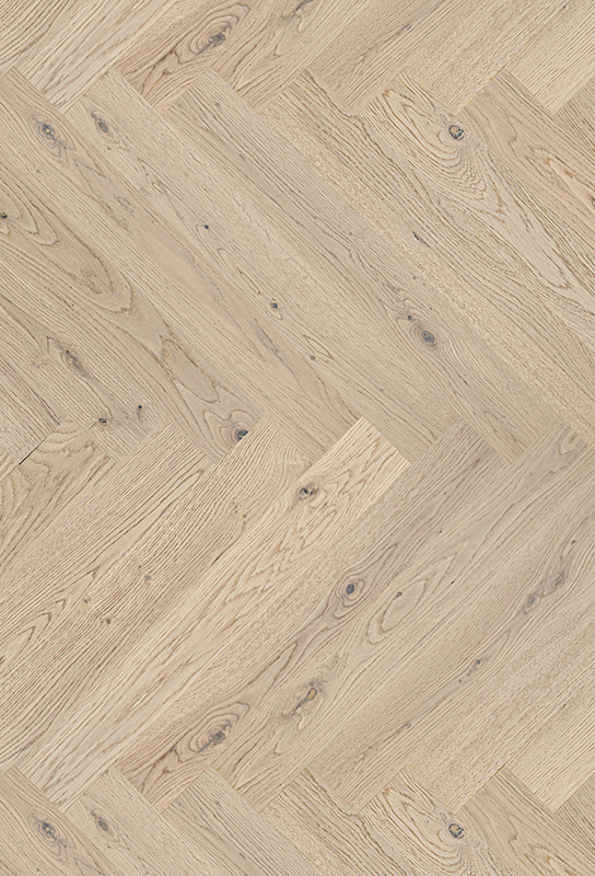 White Oak ABCD Grade Herringbone Engineered Wood Pisos OA012-1
