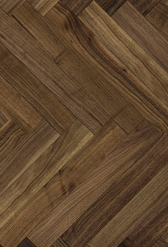 Black Walnut Natural Herringbone diseñó pisos de madera WA002-1